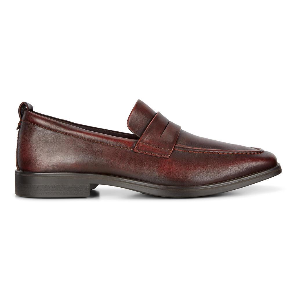 Mocassins Ecco Melbourne Penny Homme Marron 3295-FYWTN